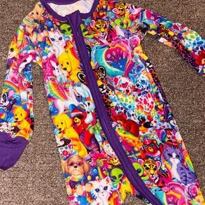 Lisa frank 90s showstoppers bamboo zippy 3/6 months EUC